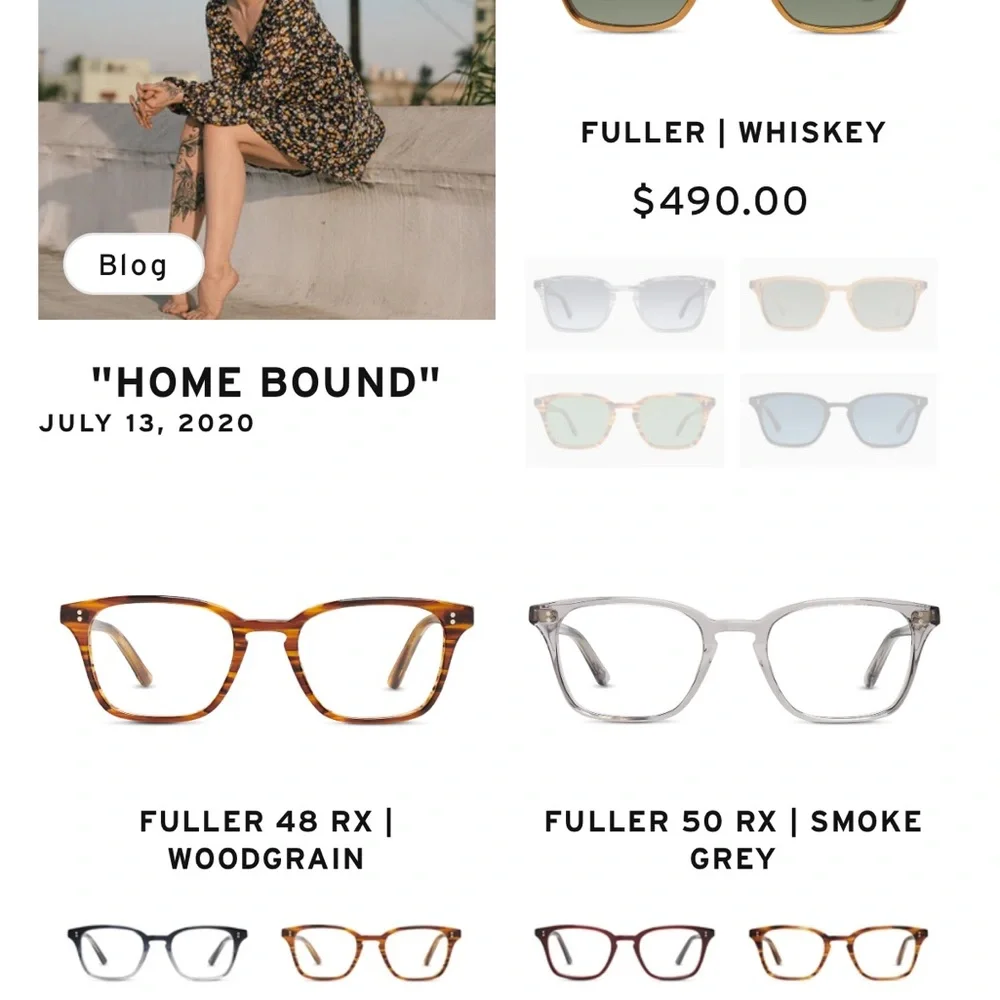 Salt Optics frame- Fuller 50